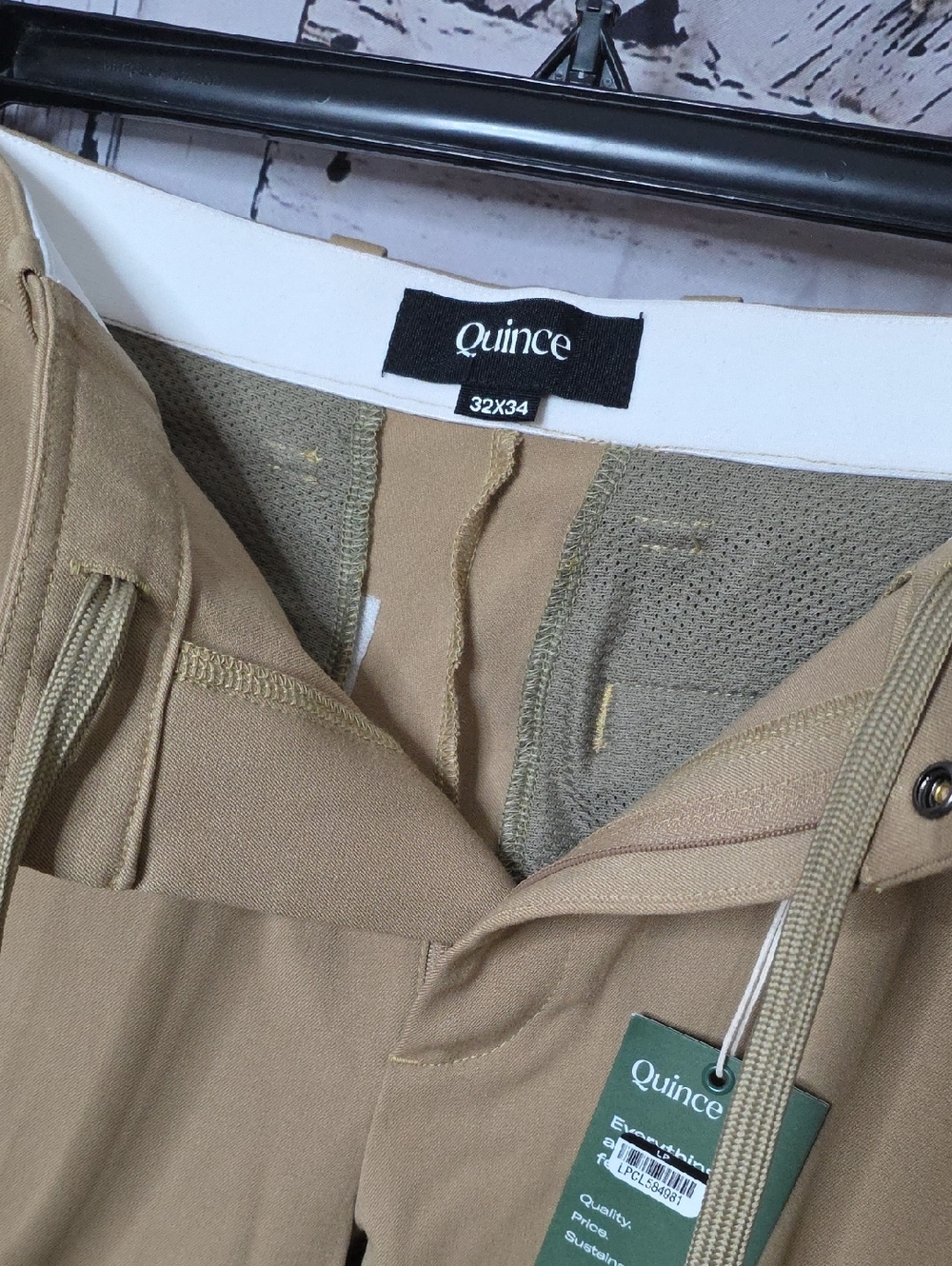 Quince Ultra Stretch Smart Chinos,  Black or Dark Gray Or Khaki Dress Pants - Picture 7 of 15